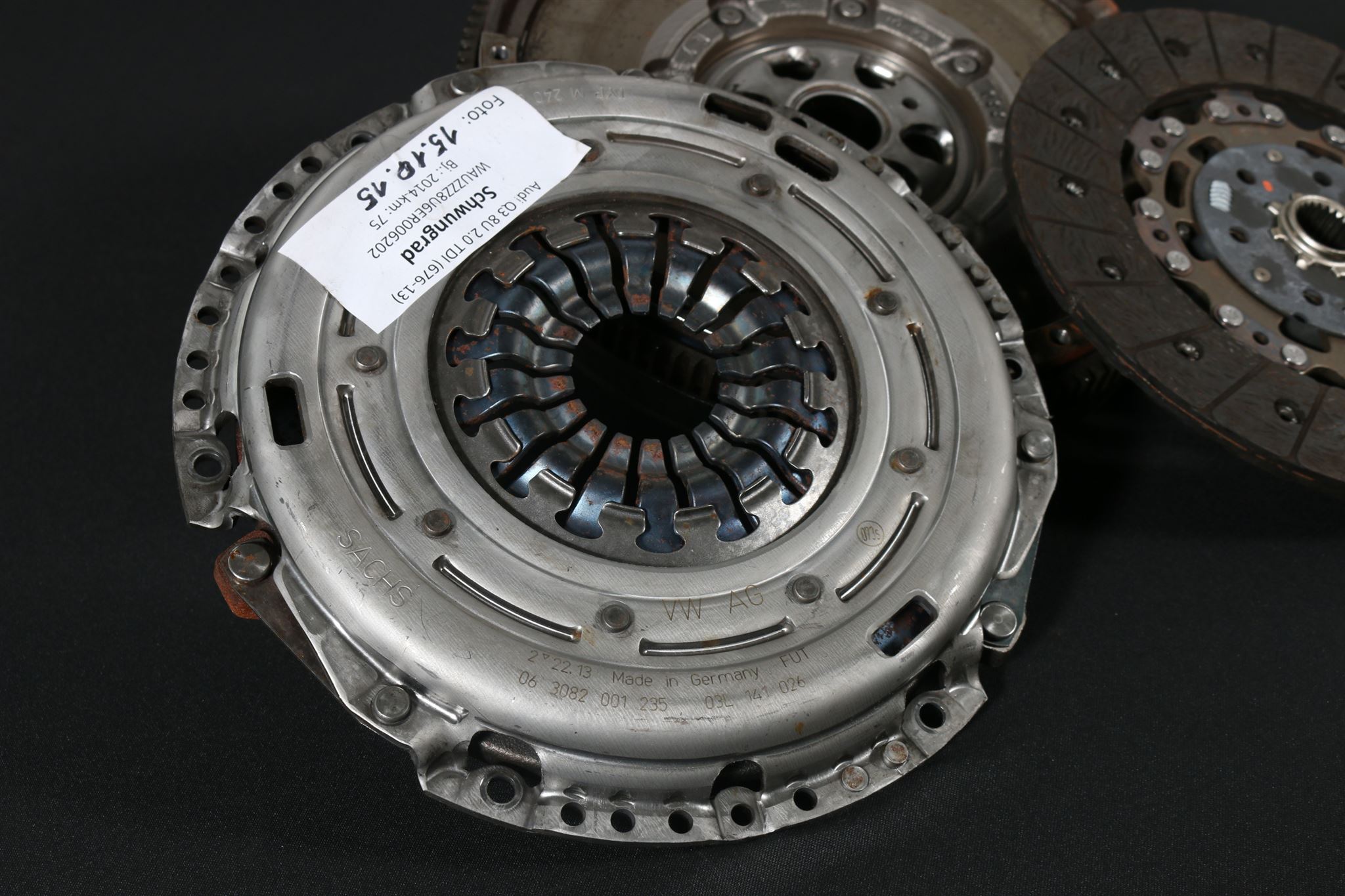Clutch Plate Audi Q3 8U 2.0 Tdi Clutch Pressure Plate Flywheel Nfz